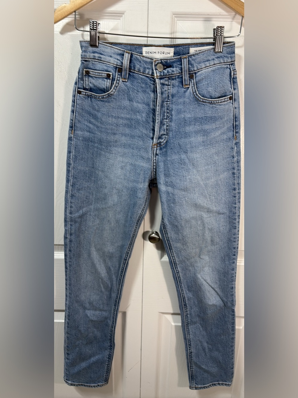 Denim Forum Light Blue High-Rise Skinny Jeans $30 each or all 5 for $125